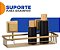 Suporte Porta Shampoo Retangular Banheiro Adesivo 3m Parede Dourado Arthi - Imagem 4