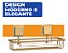 Suporte Porta Shampoo Retangular Banheiro Adesivo 3m Parede Dourado Arthi - Imagem 3