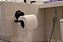 Porta Papel Higiênico Black Sucção 2602 - Arthi Cor Preto - Imagem 2