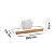 Porta Toalha Rosto Parede Banheiro Lavabo Eco Design 3m ~ Arthi White - Imagem 4