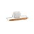 Porta Toalha Rosto Parede Banheiro Lavabo Eco Design 3m ~ Arthi White - Imagem 3