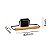 Porta Toalha Rosto Parede Banheiro Lavabo Eco Design 3m ~ Arthi Black - Imagem 4