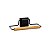 Porta Toalha Rosto Parede Banheiro Lavabo Eco Design 3m ~ Arthi Black - Imagem 3