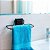 Porta Toalha Rosto Parede Banheiro Lavabo Eco Design 3m ~ Arthi Black - Imagem 1