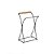 Porta Toalha Lavabo Rosto Suporte Pia Eco Design ~ Arthi Black - Imagem 3