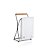 Porta Toalha Lavabo Rosto Suporte Pia Eco Design ~ Arthi Black - Imagem 2