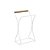 Porta Toalha Lavabo Rosto Suporte Pia Eco Design ~ Arthi White - Imagem 3