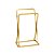 Suporte Porta Toalha De Bancada Para Lavabo Banheiro Luxo ~ Arthi Dourado Fosco - Imagem 3
