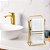 Suporte Porta Toalha De Bancada Para Lavabo Banheiro Luxo ~ Arthi Dourado Fosco - Imagem 1