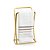 Suporte Porta Toalha De Bancada Para Lavabo Banheiro Luxo ~ Arthi Dourado Fosco - Imagem 2