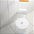 Lixeira Com Porta Rolos Papel Higiênico 5l Com Madeira Arthi Branco - Imagem 3