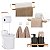 Kit Banheiro Eco Design com 6 Acessórios ~ Arthi Branco - Imagem 2