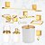 Kit Acessórios Banheiro 8 Peças Sem Furo 3M Dourado ~ Arthi - Imagem 2