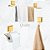 Kit Acessórios Banheiro 3 Peças Sem Furo 3M Dourado ~ Arthi - Imagem 1