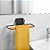 Porta Toalha De Rosto Suporte Aço Bambu 3M ECO DESIGN Preto Arthi - Imagem 4