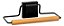 Porta Toalha De Rosto Suporte Aço Bambu 3M ECO DESIGN Preto Arthi - Imagem 2