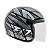 Capacete De Moto Fly F17 Hg Velox Preto Com Grafite  56 - Imagem 3