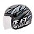 Capacete De Moto Fly F17 Hg Velox Preto Com Grafite  58 - Imagem 2