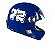Capacete Bieffe Uno Eternal Azul E Branco ~ Old School Classic - Imagem 3