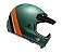 Capacete Bieffe Old School Moto X Eternal ~ Cinza F Laranja - Imagem 4