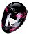 Capacete de Moto Fly F9 Lyrical Preto Com Rosa  56 - Imagem 5