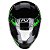 Capacete de Moto Fly F9 Lyrical Preto Com Verde  58 - Imagem 5