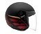 Capacete Allegro Soul Preto Fosco Rubro ~ Bieffe  58 - Imagem 4