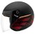 Capacete Allegro Soul Preto Fosco Rubro ~ Bieffe  56 - Imagem 2