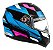 Capacete B40 Spect Preto Rosa Com Viseira Solar ~ Bieffe  58 - Imagem 4
