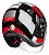 Capacete Allegro Reverse Preto Vermelho ~ Bieffe  61 - Imagem 4
