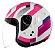 Capacete Allegro Reverse Branco Pink Brilhante ~ Bieffe  60 - Imagem 1
