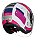 Capacete Allegro Reverse Branco Pink Brilhante ~ Bieffe  58 - Imagem 4