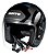 Capacete Allegro Reverse Preto Com Grafite Viseira Interna ~ Bieffe  60 - Imagem 4