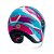 Capacete Allegro Vtr Verde Água Pink ~ Bieffe - Imagem 3
