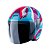 Capacete Allegro Vtr Verde Água Pink ~ Bieffe - Imagem 2