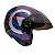 Capacete Aberto Freeway M Play Preto Azul Brilhante ~ Peels  56 - Imagem 1