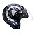 Capacete Aberto Freeway M Play Preto Grafite Fosco ~ Peels  62 - Imagem 5