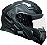 Capacete Escamoteavel Oculos Bieffe Bdynamic Preto Fosco Grafite  58 - Imagem 5