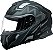 Capacete Escamoteavel Oculos Bieffe Bdynamic Preto Fosco Grafite  58 - Imagem 2
