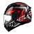 Capacete Spike II GTX ~ Peels PRETO/VERMELHO  58 - Imagem 2
