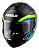 Capacete Spike II GTX ~ Peels PRETO/AZUL FOSCO  58 - Imagem 3