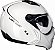 Capacete Aberto Peels Moto Mirage Classic Branco com Grafite 58 - Imagem 1