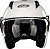 Capacete Aberto Peels Moto Mirage Classic Branco com Grafite 58 - Imagem 4