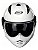 Capacete Mirage Classic ~ Peels BRANCO/GRAFITE   58 - Imagem 4
