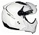 Capacete Mirage Classic ~ Peels BRANCO/GRAFITE   58 - Imagem 1