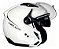 Capacete Mirage Classic ~ Peels BRANCO/GRAFITE   60 - Imagem 2
