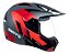 Capacete 3 Sport Hills Tipo Cross ~ Bieffe CINZA/VERMELHO  58 - Imagem 2
