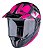 Capacete 3 Sport Hills Tipo Cross ~ Bieffe CINZA/PINK  60 - Imagem 4