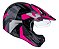 Capacete 3 Sport Hills Tipo Cross ~ Bieffe CINZA/PINK  58 - Imagem 1