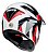 Capacete 3 Sport Hills Tipo Cross ~ Bieffe BRANCO/RUBRO  58 - Imagem 3